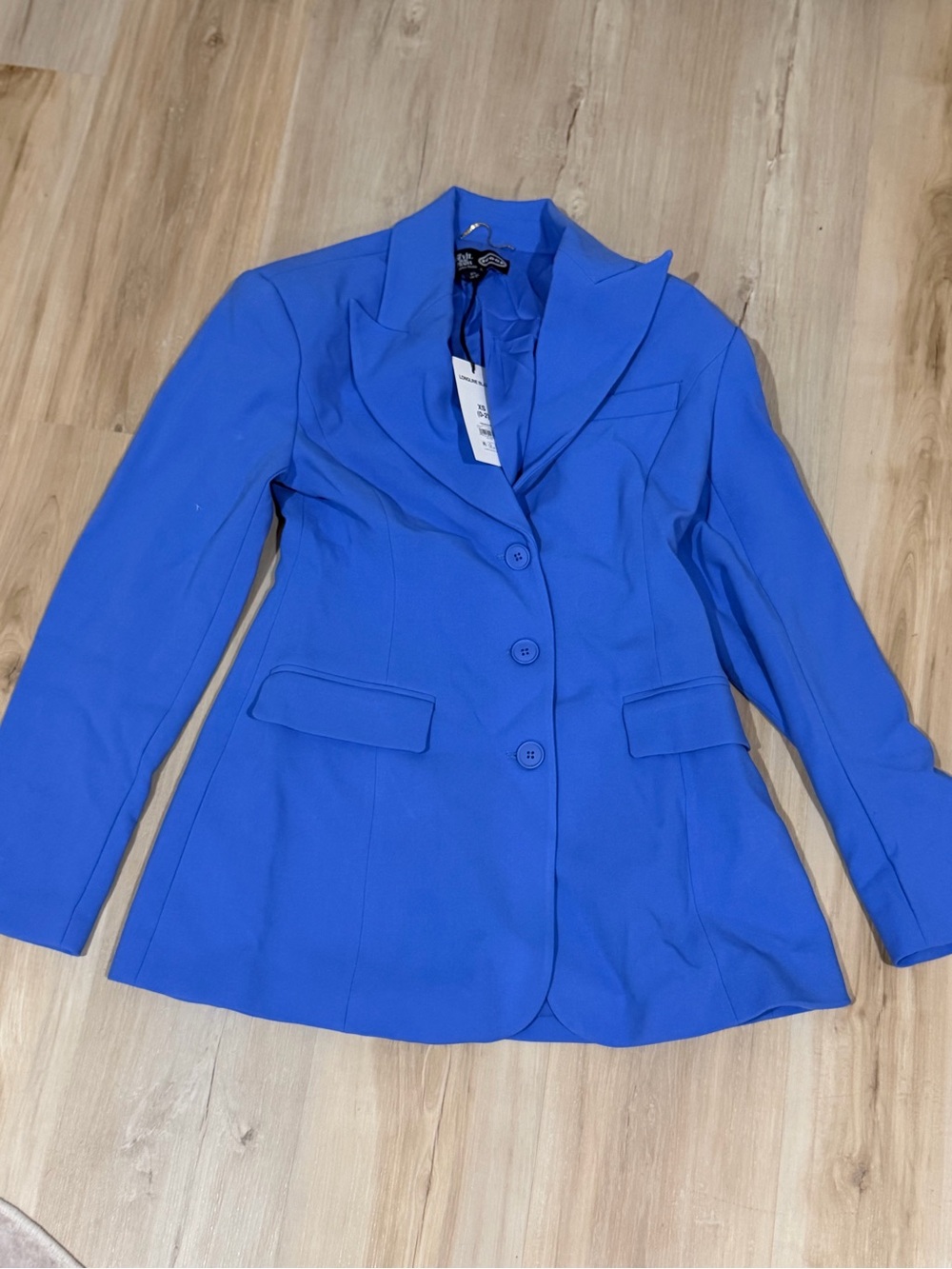 Prada Electric Blue Tailored Blazer